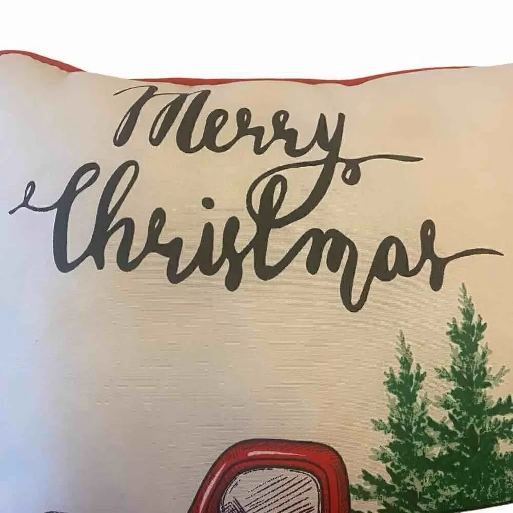 Christmas Truck 16” Toss Pillow‎